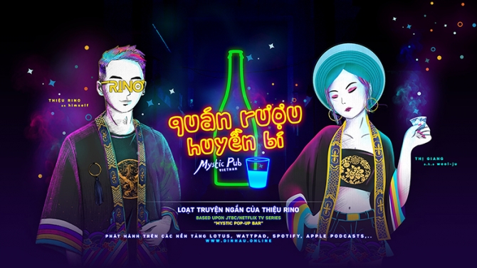 Poster eBook Qu&aacute;n Rượu Huyền B&iacute; - Mystic Pub
