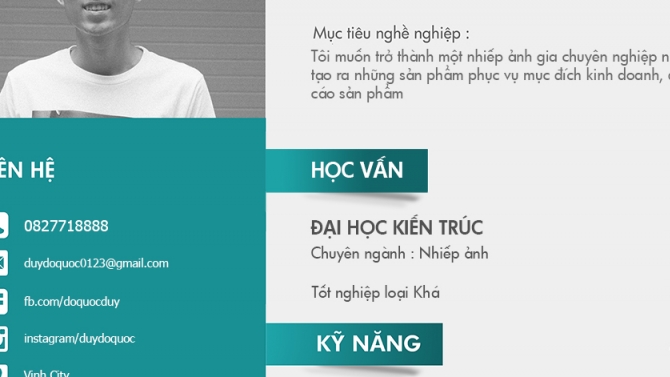 CV Đỗ Quốc Duy
