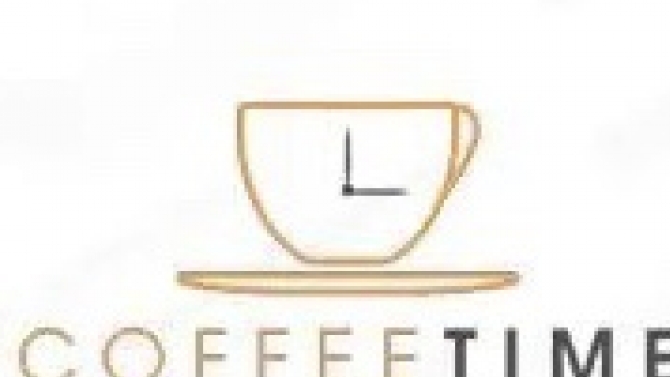 Thiết kế Logo Cửa H&agrave;ng C&agrave; Ph&ecirc; Thời Gian
