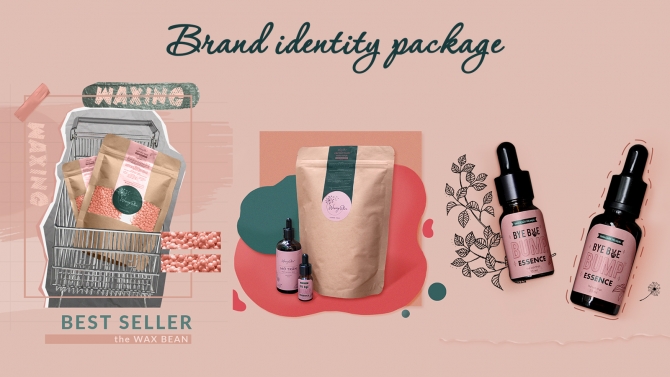 Thiết kế bao b&igrave; cho Waxing Store