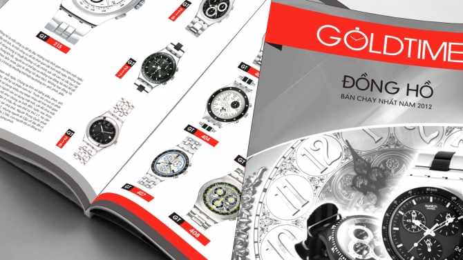 Thiết kế Catalogue GOLDTIME