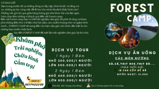 Dự &aacute;n Camping