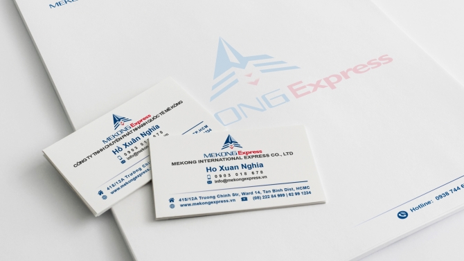 Thiết kế namecard v&agrave; letter head