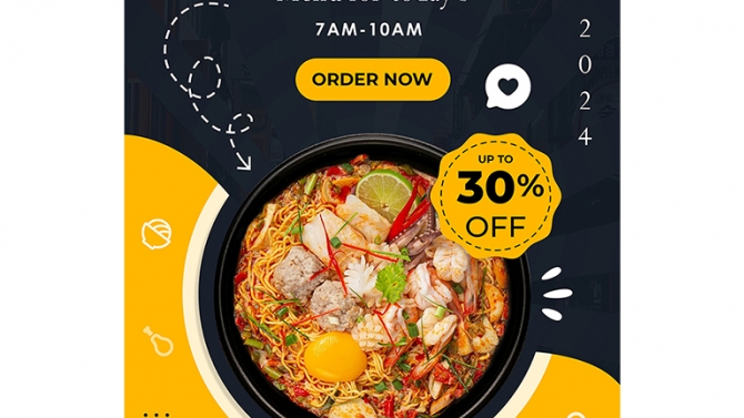 Thiết kế banner food
