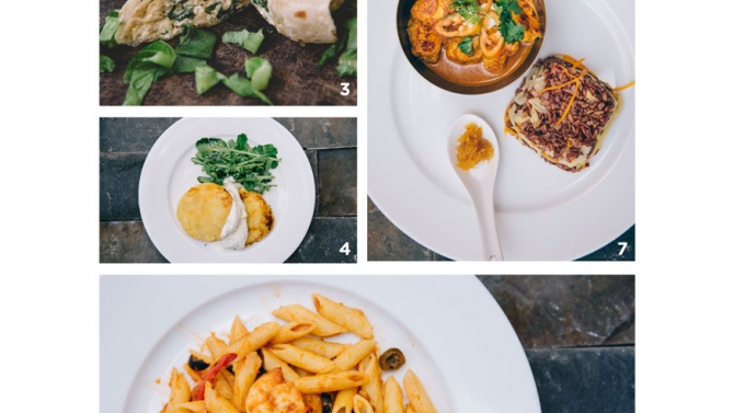 Chụp h&igrave;nh, thiết kế đồ họa: menu giảm c&acirc;n của Good Eats