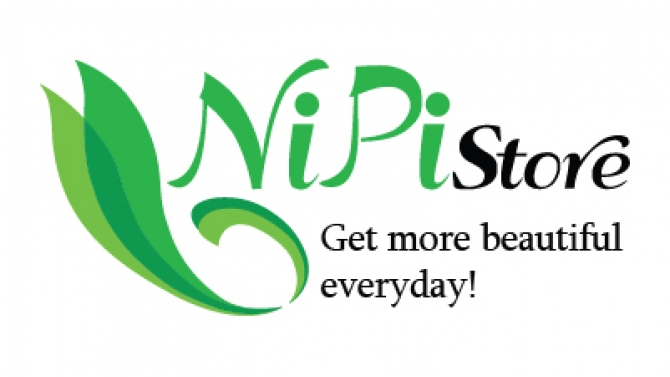 Thiết kế logo shop b&aacute;n h&agrave;ng online NiPi Store`