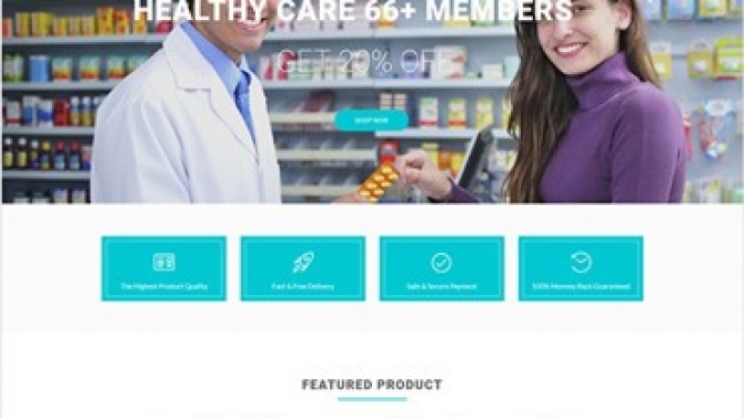 Chuyển giao diện từ PSD sang HTML/CSS cho theme Jms Pharmacy