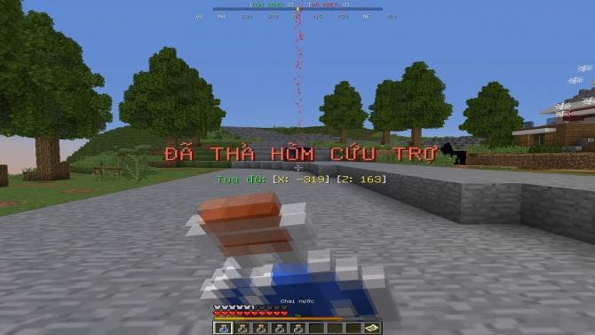 Dự &aacute;n kết hợp game PUBG v&agrave;o game Minecraft