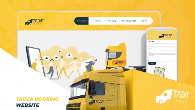 Website vận tải - Tada