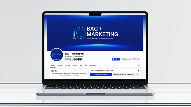 BỘ NHẬN DIỆN THƯƠNG HIỆU | FANPAGE BAC - MARKETING