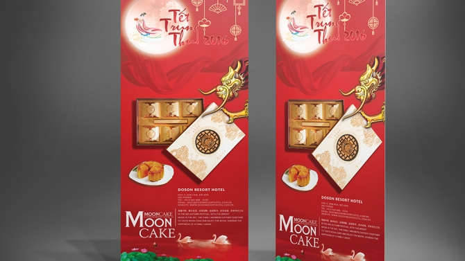 Banner Roll-up B&aacute;nh Trung Thu