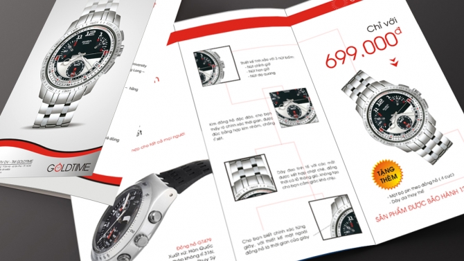 Thiết kế Brochure GOLDTIME