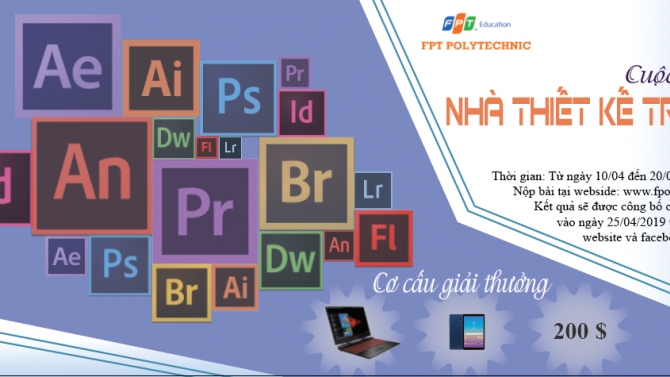 thiết kế banner cho trường fpt polytechnic