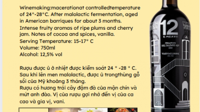 Thiết kế catalogue rượu vang Nier Fine Wine