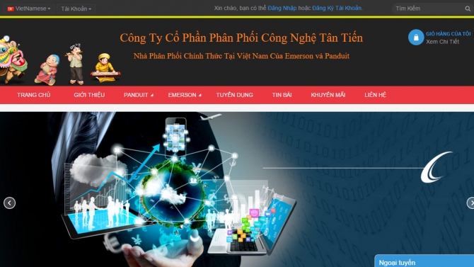 thiết kế website cho c&ocirc;ng ty ATD