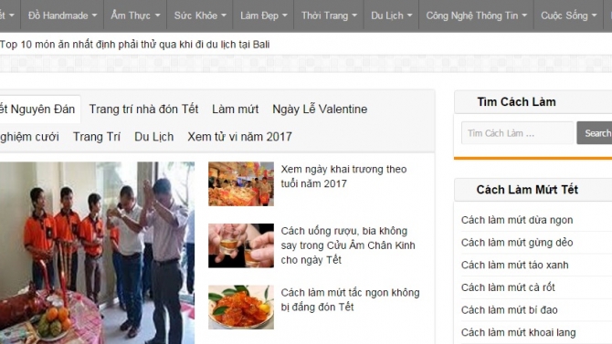 Website hướng dẫn c&aacute;ch l&agrave;m