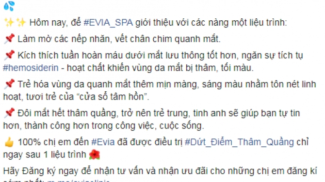 T&ocirc;i đ&atilde; viết b&agrave;i cho Pages: Linh Chi Beauty, Evia clinic & Evia Spa, Cyndi Huang Clinic & Spa, Diamond Cocoon
