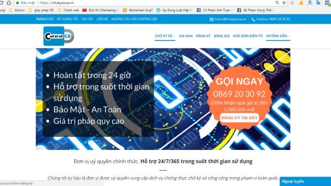 Marketing dự &aacute;n chukysoca.vn
