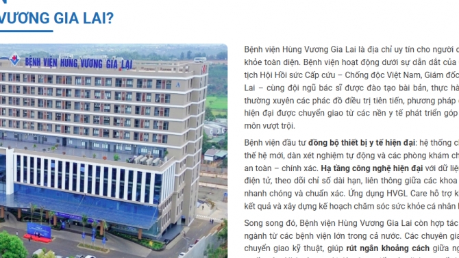 Website Bệnh Viện HVGL - hvgl.vn