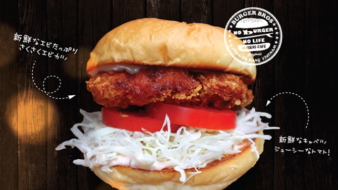 Standee cho nh&agrave; h&agrave;ng Burger Bros