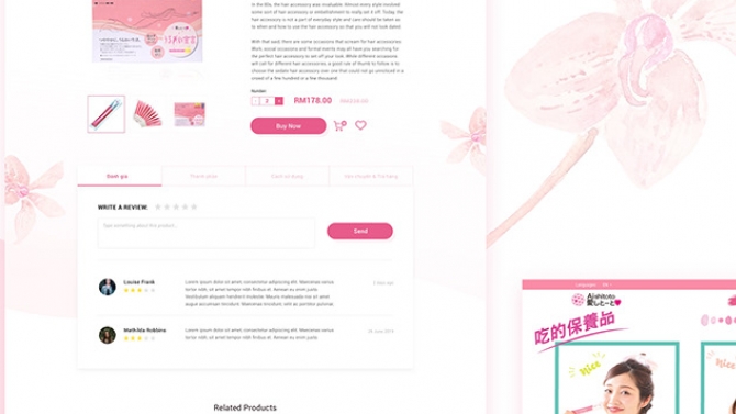 [Web-Design] Professional health and beauty care