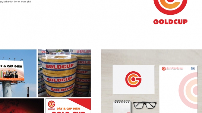 Thiết kế Bộ nhận diện GOLDCUP