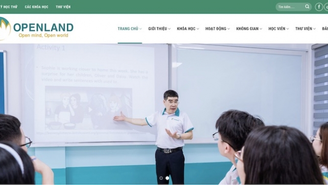 Thiết kế v&agrave; x&acirc;y dựng Website Trung t&acirc;m Tiếng Anh