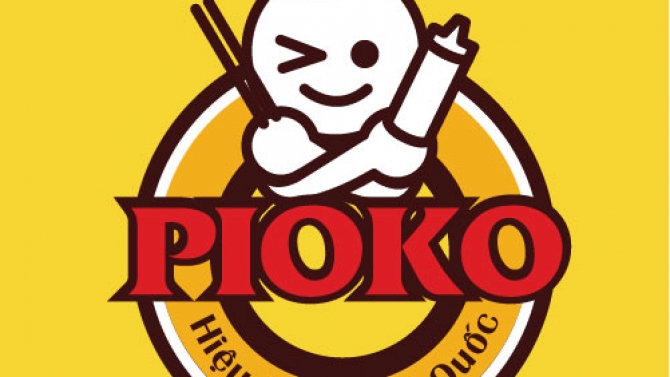 Thiết kế logo hiệu b&aacute;nh PIOKO