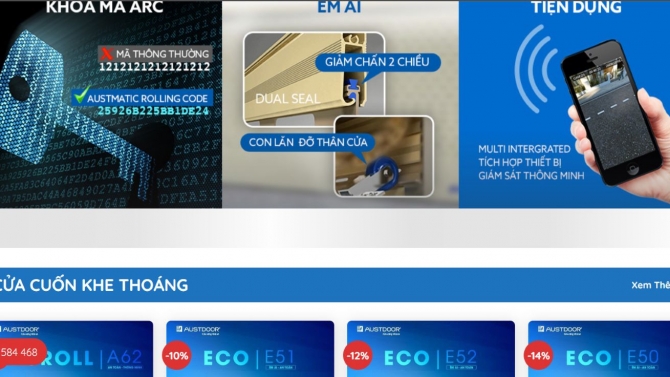 Website cửa cuốn