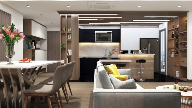 Thiết kế nội thất căn hộ chung cư