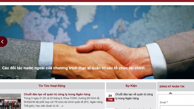 Website trường quốc gia