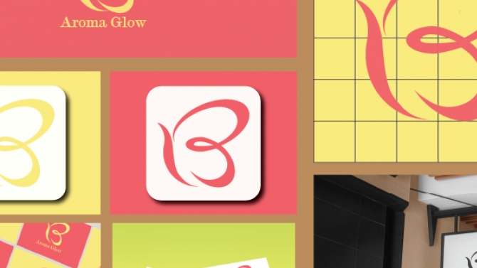 Logo cho thương hiệu bodymist Aroma Glow