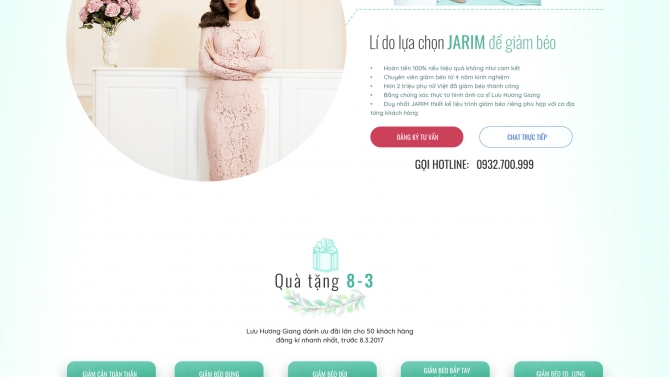 thiết kế web spa lưu hương giang