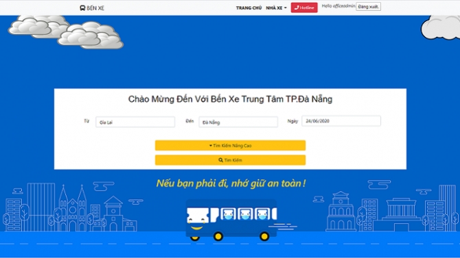 Webapp quản l&yacute; bến xe kh&aacute;ch