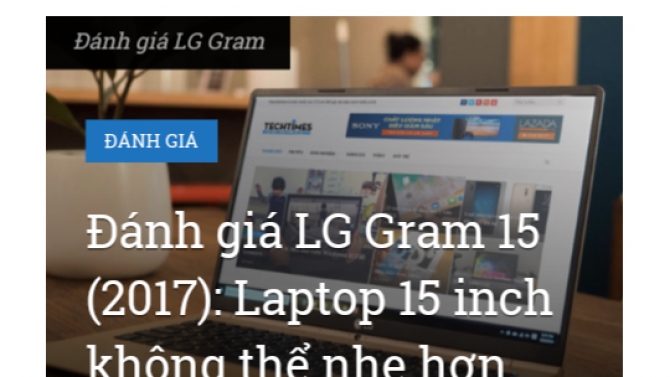 Đ&aacute;nh gi&aacute; LG Gram 15 (2017)