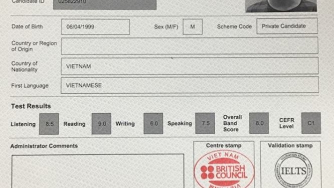 IELTS 8.0