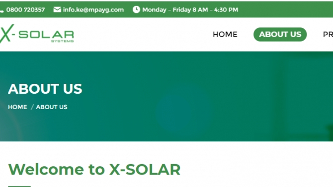 X&acirc;y dựng website cho X-solar