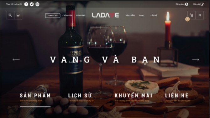 LaDave - Web UX/UI Design