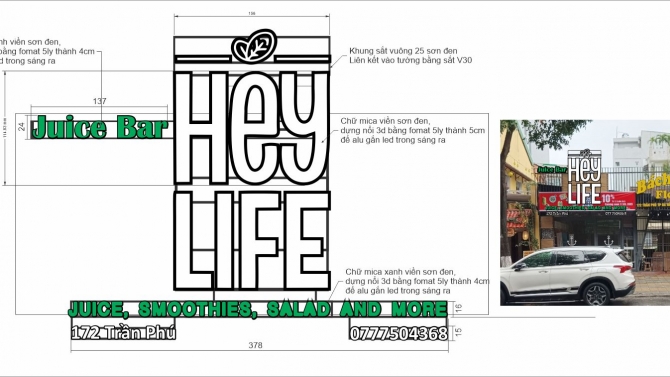 Bảng hiệu Heylife