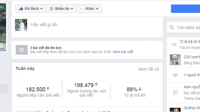 Quản trị Fanpage Ch&uacute;ng Huyền Thanh