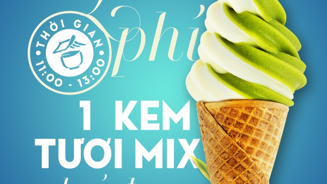 Thiết kế Poster Kem Midori House