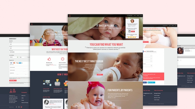 Tribe Nany website