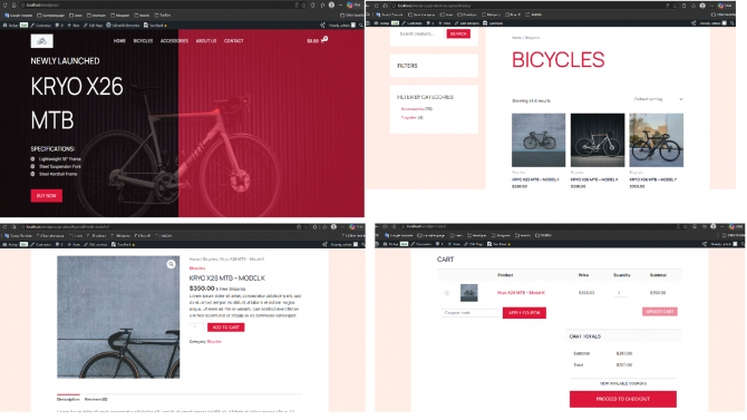Website kinh doanh xe đạp