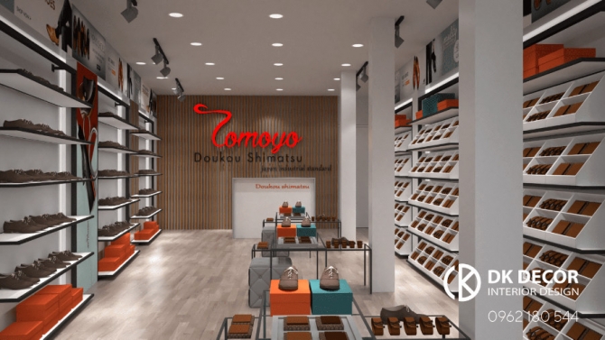 Thiết kế Shop gi&agrave;y nam Tomoyo Đ&agrave; Nẵng