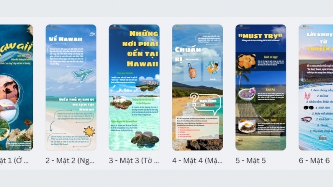 T&agrave;i liệu hướng dẫn du lịch 6 mặt