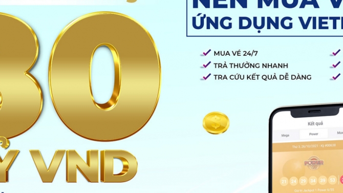 Vietlott - Banner quảng c&aacute;o