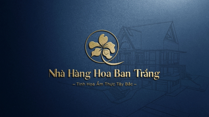 Thiết kế Logo Hoa Ban Trắng