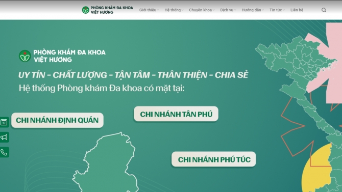 Website ph&ograve;ng kh&aacute;m