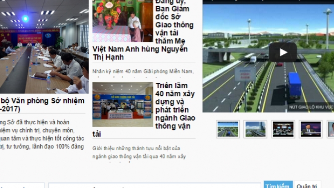 Website So Giao Thong Van Tai Binh Duong