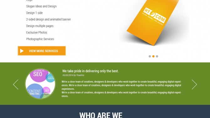 Landing page